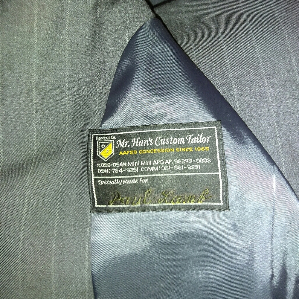 Custom tailored suit by (Mr Hand)